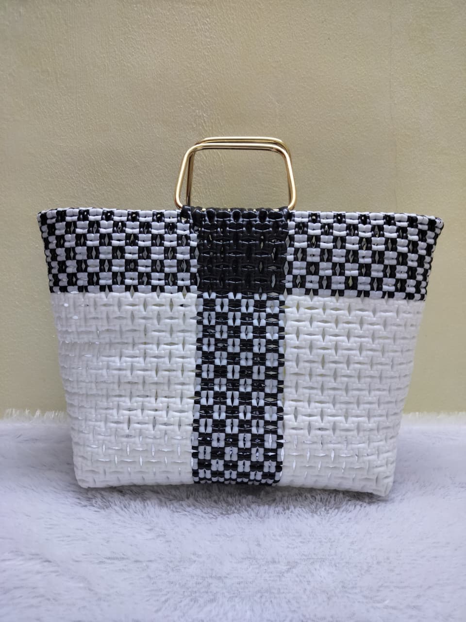 Medium Basket | Black White