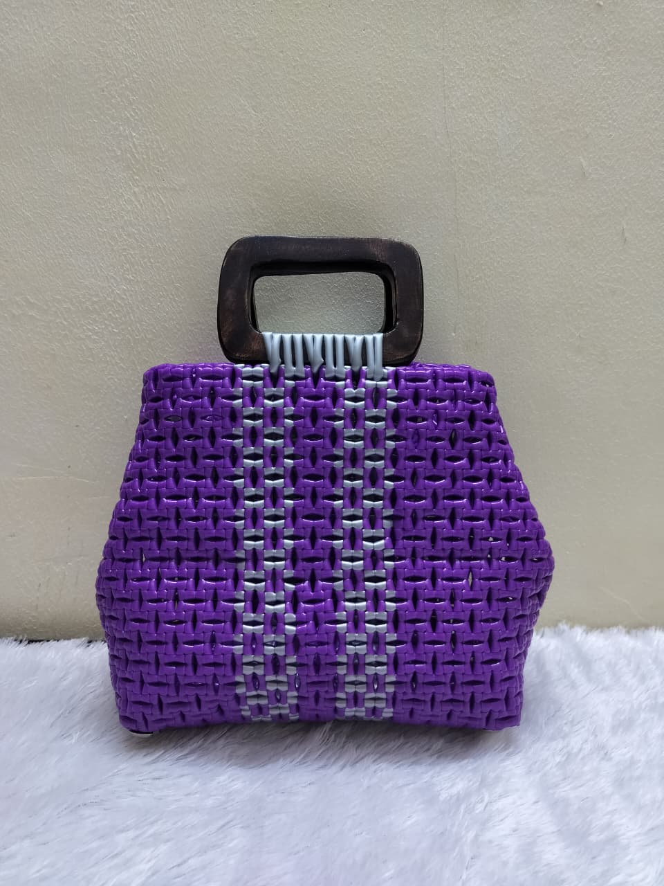 Small Basket | Purple Silver