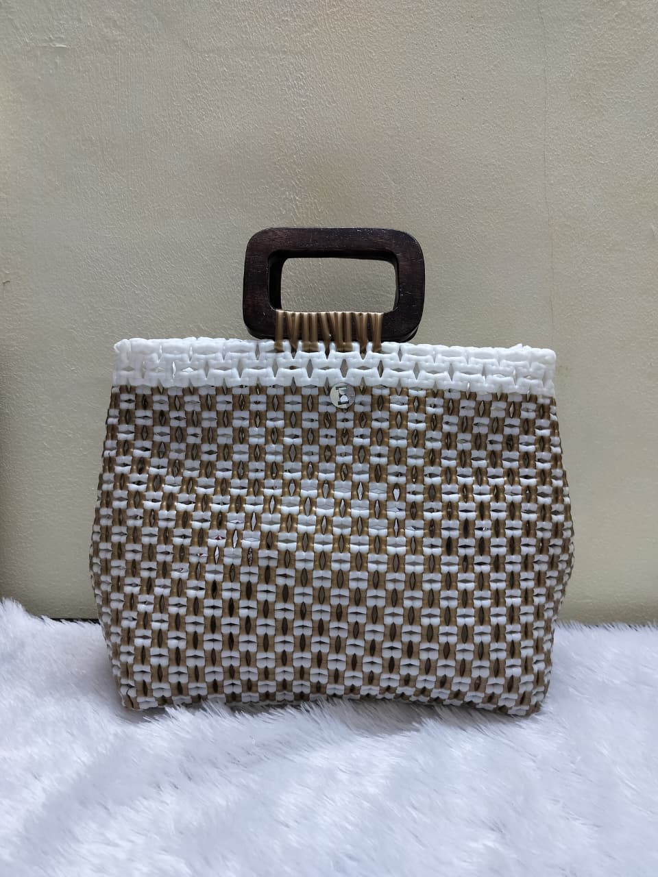 Medium Basket | White Gold